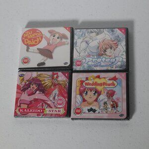 AniMini Lot of 4: Wedding Peach, Pretear, Azu Manga Daioh, Kaleido Star VOL 1